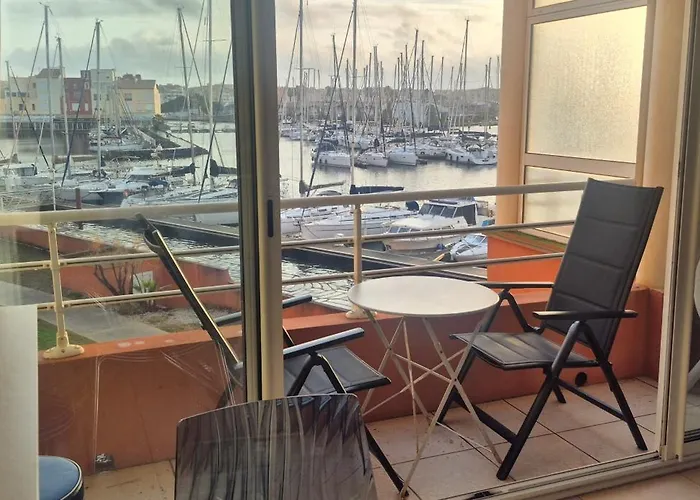 Le Matago A28, Vue Port, Clim, Parking, Piscine 아파트 아그