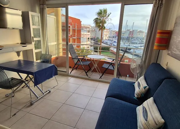 Le Matago A28, Vue Port, Clim, Parking, Piscine * 아그