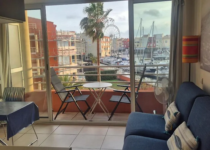 Le Matago A28, Vue Port, Clim, Parking, Piscine 아그