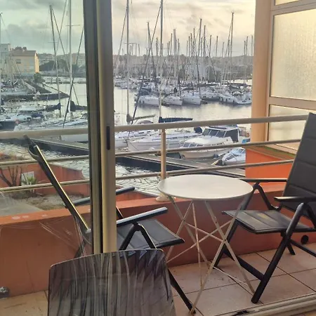 Le Matago A28, Vue Port, Clim, Parking, Piscine Lägenhet Agde