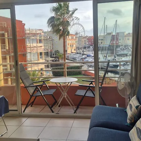 Le Matago A28, Vue Port, Clim, Parking, Piscine Agde