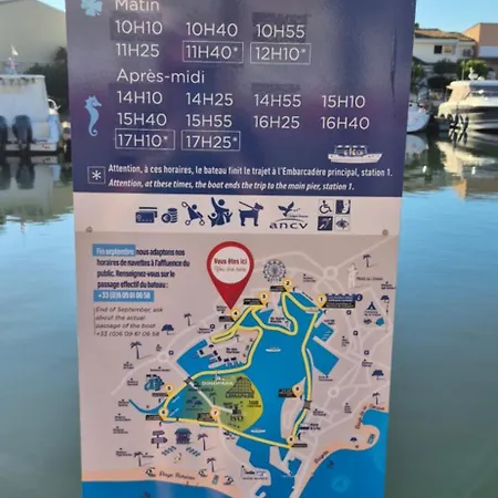 Le Matago A28, Vue Port, Clim, Parking, Piscine Appartement