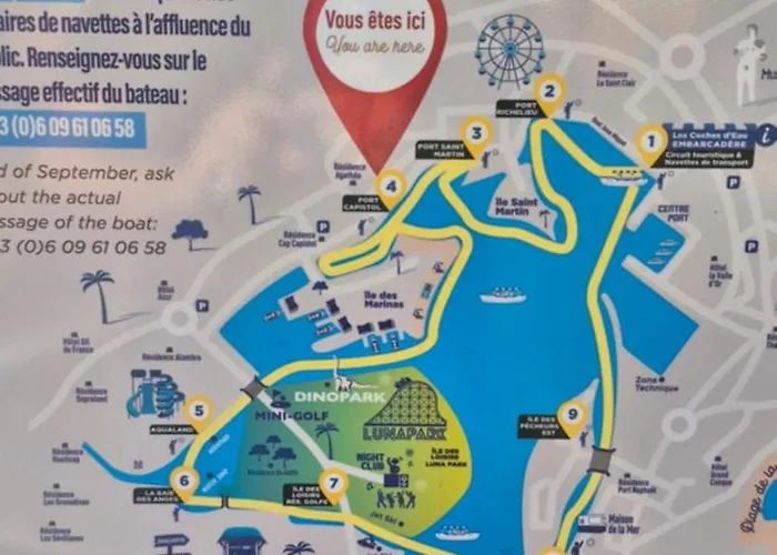 Le Matago A28, Vue Port, Clim, Parking, Piscine Agde