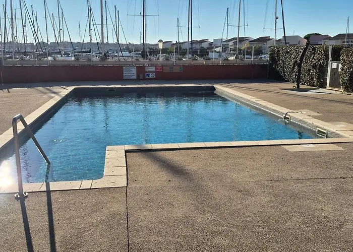 Lägenhet Le Matago A28, Vue Port, Clim, Parking, Piscine Agde